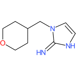 1-[(Tetrahydro-2H-pyran-4-yl)methyl]-1H-imidazol-2-amine