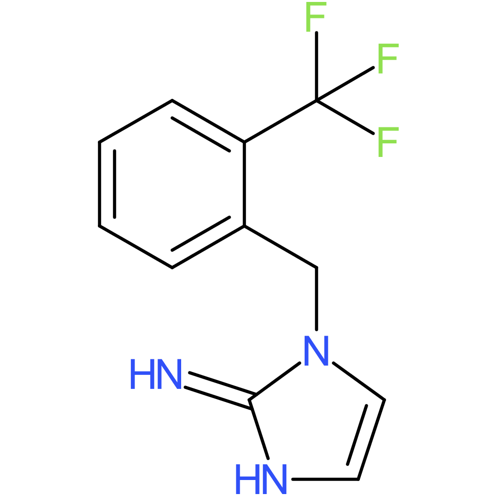 1-[2-(Trifluoromethyl)benzyl]-1H-imidazol-2-amine