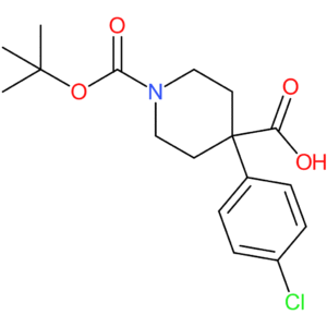1-(tert-Butoxycarbonyl)-4-(4-chlorophenyl)piperidine-4-carboxylic acid