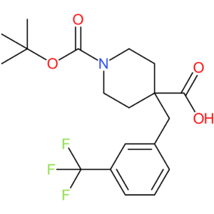 1-(tert-Butoxycarbonyl)-4-[3-(trifluoromethyl)benzyl]piperidine-4-carboxylic acid