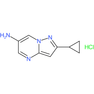 2-Cyclopropylpyrazolo[1,5-a]pyrimidin-6-amine hydrochloride