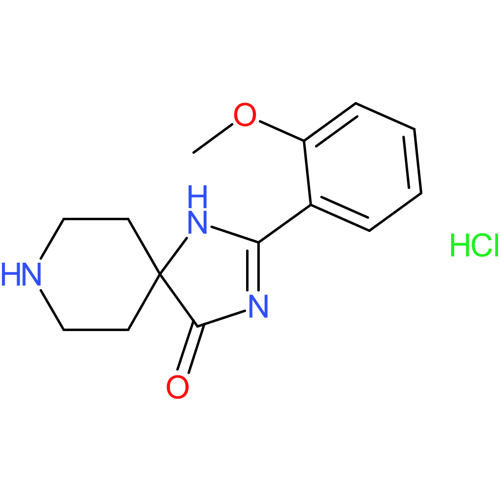 2-(2-Methoxyphenyl)-1,3,8-triazaspiro[4.5]dec-1-en-4-one hydrochloride