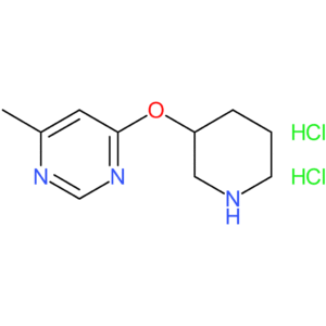 4-Methyl-6-(piperidin-3-yloxy)pyrimidine dihydrochloride