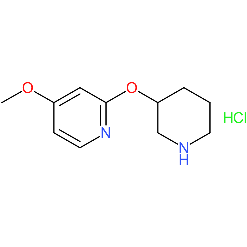 4-Methoxy-2-(piperidin-3-yloxy)pyridine hydrochloride