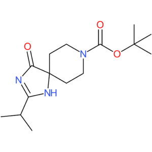tert-Butyl 2-isopropyl-4-oxo-1,3,8-triazaspiro[4.5]dec-1-ene-8-carboxylate