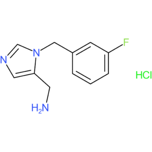[1-(3-Fluorobenzyl)-1H-imidazol-5-yl]methanamine hydrochloride