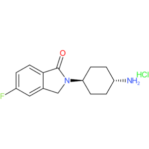 2-[(1R*,4R*)-4-Aminocyclohexyl]-5-fluoroisoindolin-1-one hydrochloride