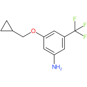 3-(Cyclopropylmethoxy)-5-(trifluoromethyl)benzenamine