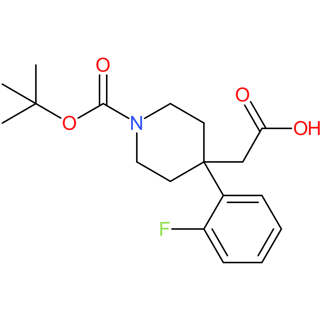 2-[1-(tert-Butoxycarbonyl)-4-(2-fluorophenyl)piperidin-4-yl]acetic acid