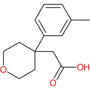 2-(4-m-Tolyl-tetrahydro-2H-pyran-4-yl)acetic acid