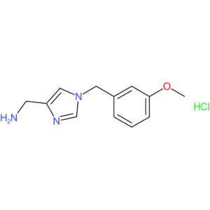 (1-(3-Methoxybenzyl)-1H-imidazol-4-yl)methanamine hydrochloride