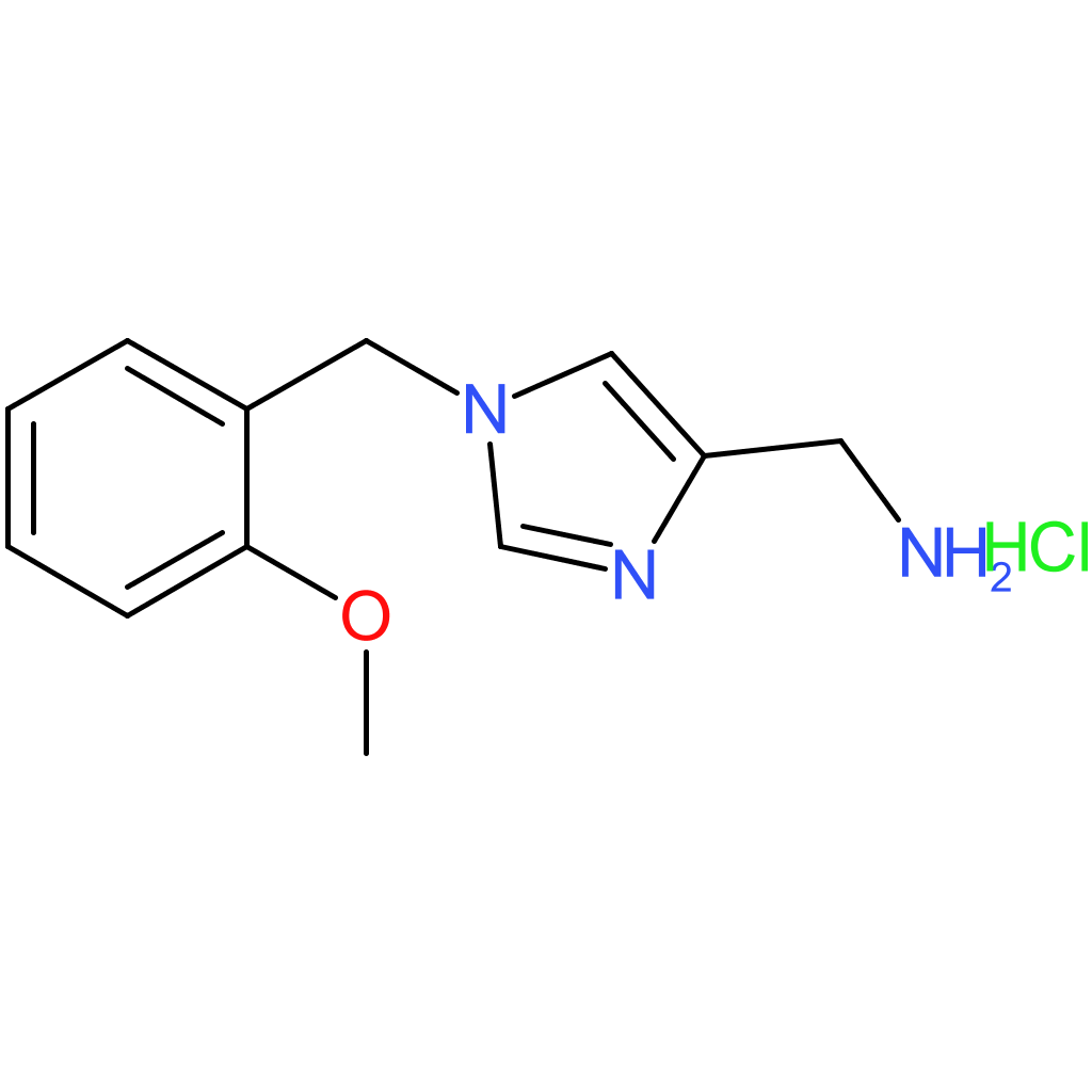 (1-(2-Methoxybenzyl)-1H-imidazol-4-yl)methanamine hydrochloride
