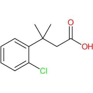 3-(2-Chlorophenyl)-3-methylbutanoic acid