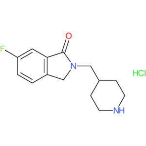 6-Fluoro-2-(piperidin-4-ylmethyl)isoindolin-1-one hydrochloride