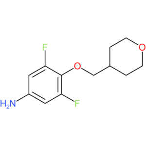 3,5-Difluoro-4-[(tetrahydro-2H-pyran-4-yl)methoxy]benzenamine