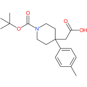 2-[1-(tert-Butoxycarbonyl)-4-p-tolylpiperidin-4-yl]acetic acid
