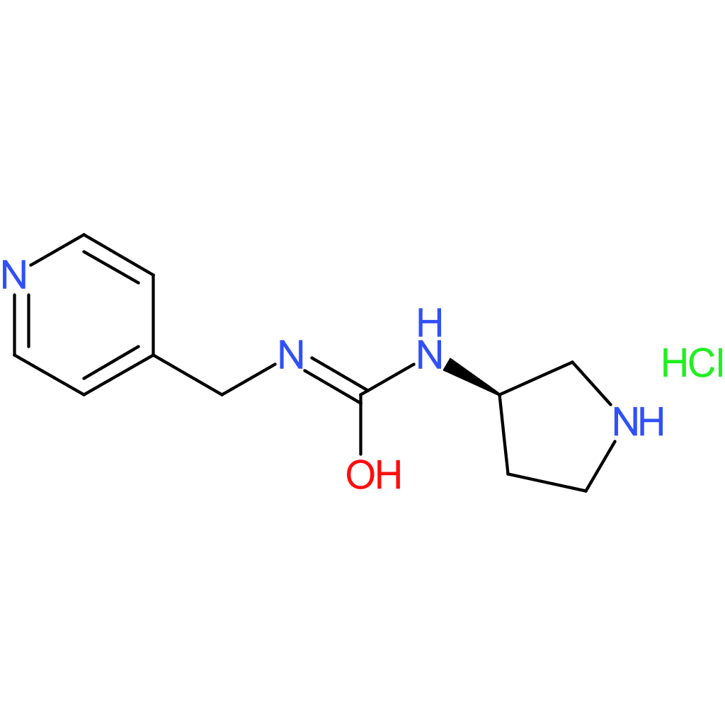 (R)-1-(Pyridin-4-ylmethyl)-3-(pyrrolidin-3-yl)urea hydrochloride