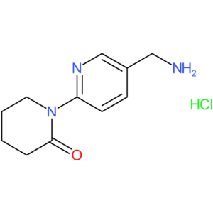 1-[5-(Aminomethyl)pyridin-2-yl]piperidin-2-one hydrochloride