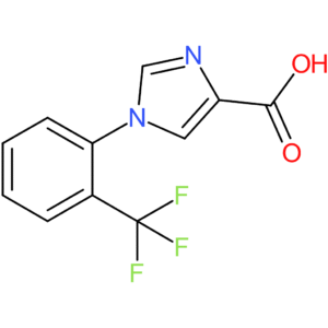 1-[2-(Trifluoromethyl)phenyl]-1H-imidazole-4-carboxylic acid