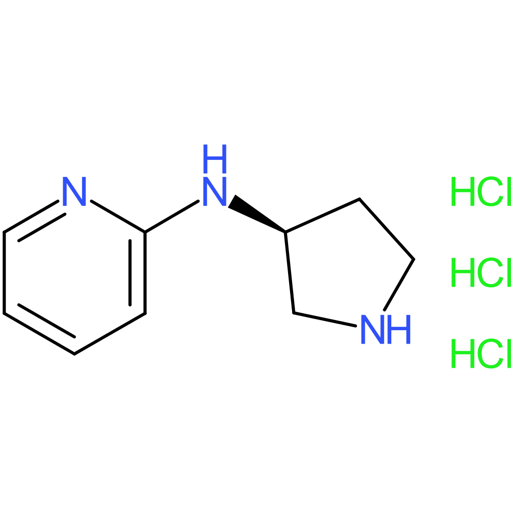 N-[(3S)-Pyrrolidin-3-yl]pyridin-2-amine trihydrochloride