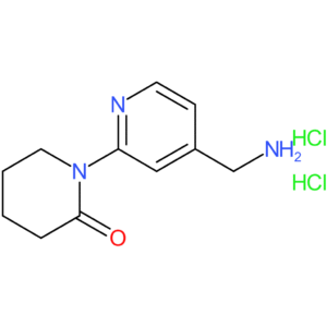 1-[4-(Aminomethyl)pyridin-2-yl]piperidin-2-one dihydrochloride
