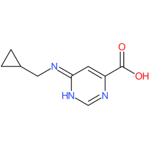 6-[(Cyclopropylmethyl)amino]pyrimidine-4-carboxylic acid