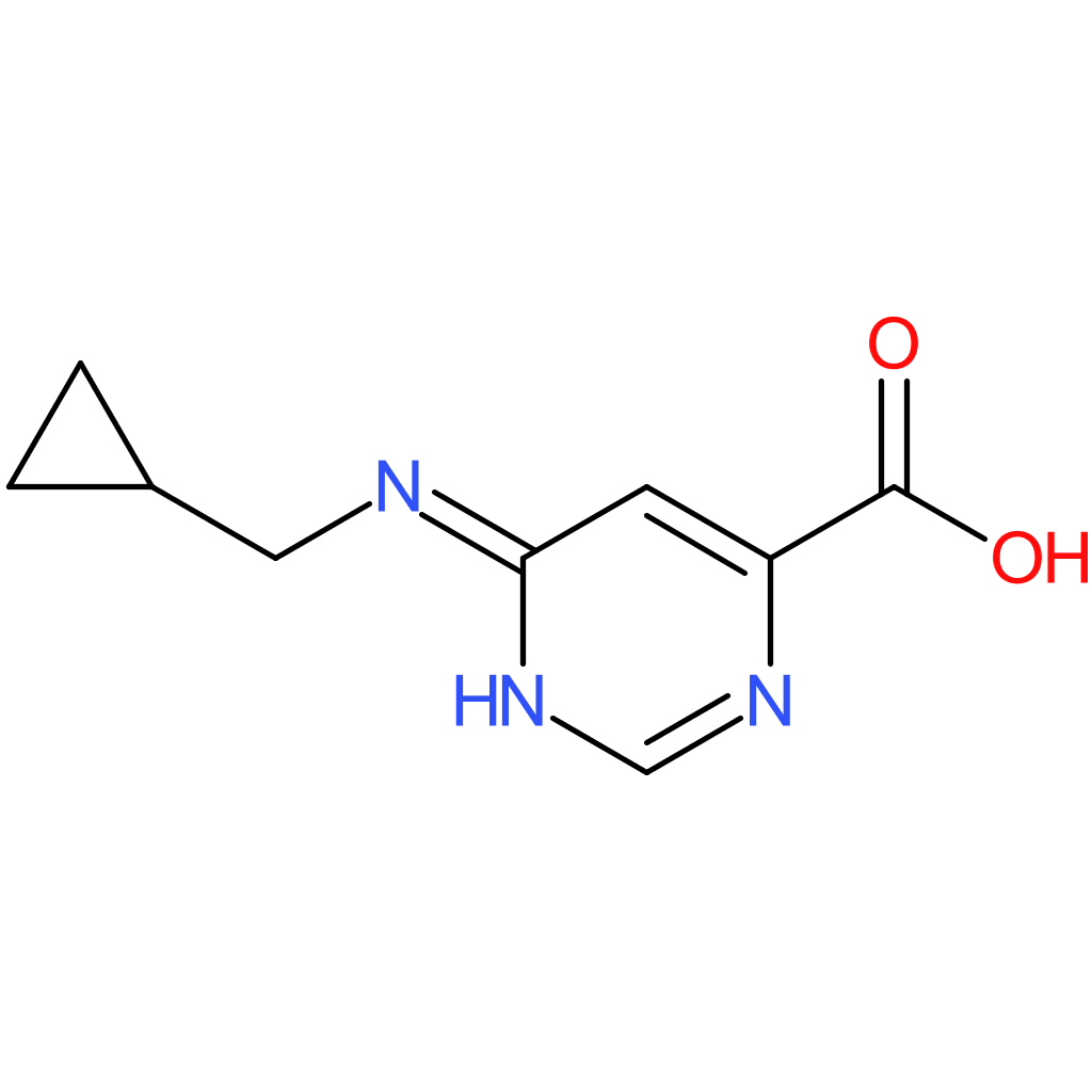 6-[(Cyclopropylmethyl)amino]pyrimidine-4-carboxylic acid