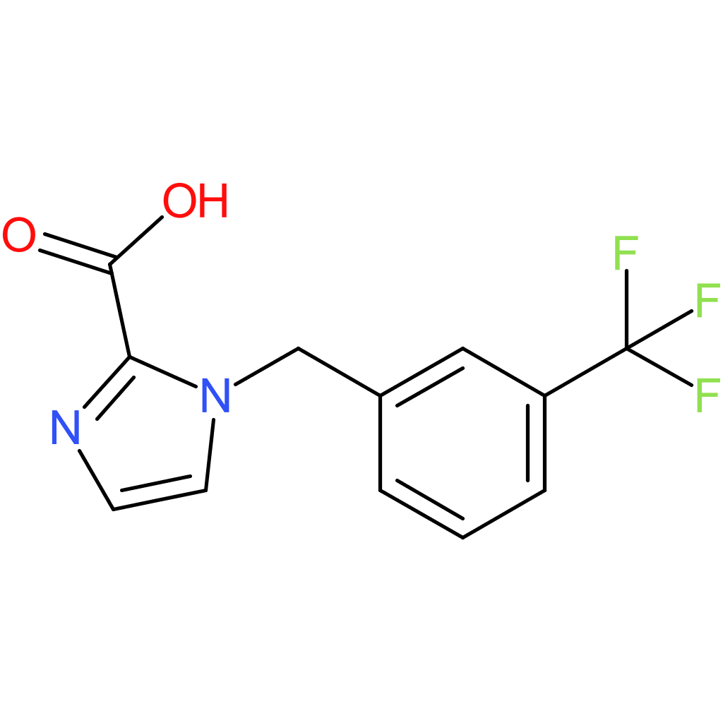 1-{[3-(Trifluoromethyl)phenyl]methyl}-1H-imidazole-2-carboxylic acid