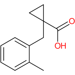 1-[(2-Methylphenyl)methyl]cyclopropane-1-carboxylic acid