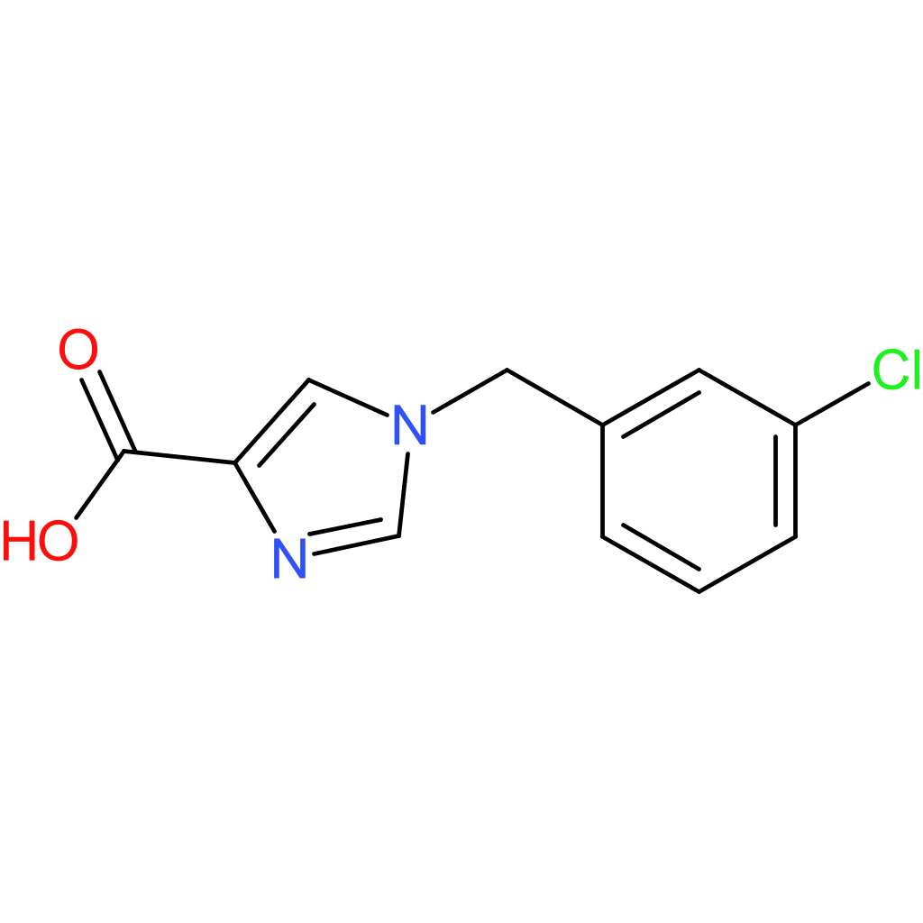 1-(3-Chlorobenzyl)-1H-imidazole-4-carboxylic acid
