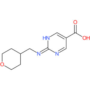 2-[(Tetrahydro-2H-pyran-4-ylmethyl)amino]pyrimidine-5-carboxylic acid