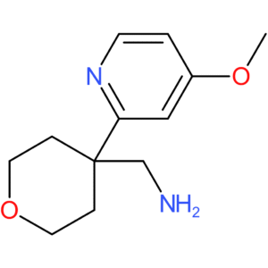 [4-(4-Methoxypyridin-2-yl)oxan-4-yl]methanamine