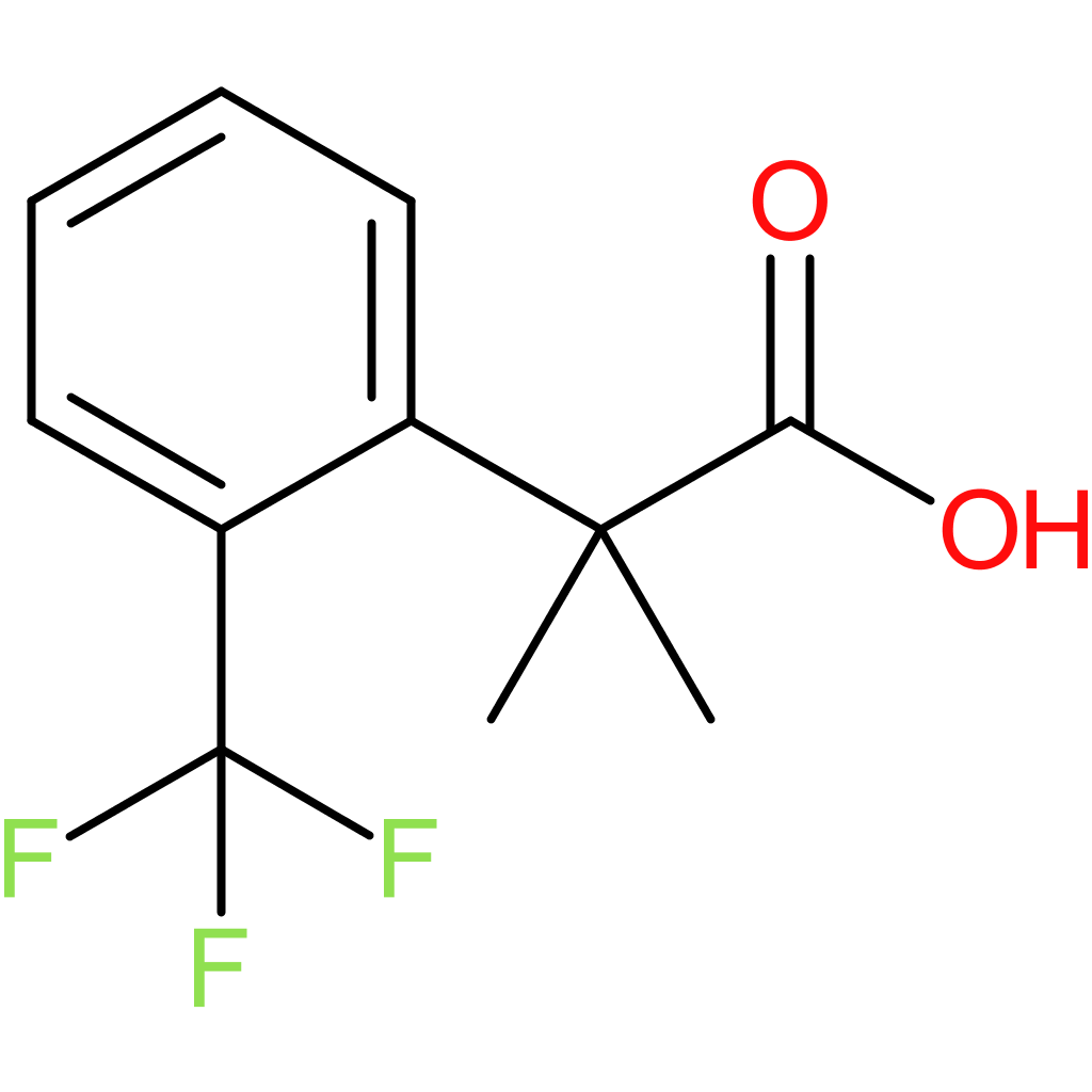 2-Methyl-2-[2-(trifluoromethyl)phenyl]propanoic acid