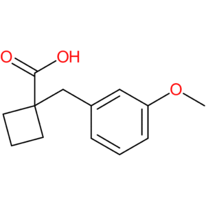 1-(3-Methoxybenzyl)cyclobutanecarboxylic acid