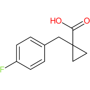 1-[(4-Fluorophenyl)methyl]cyclopropane-1-carboxylic acid