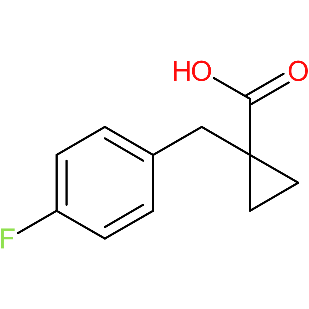 1-[(4-Fluorophenyl)methyl]cyclopropane-1-carboxylic acid