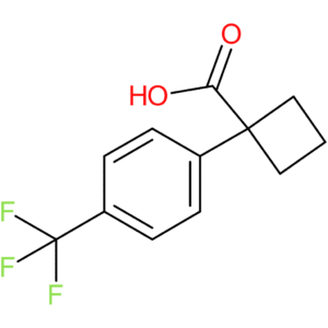 1-[4-(Trifluoromethyl)phenyl]cyclobutane-1-carboxylic acid