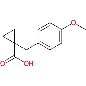 1-[(4-Methoxyphenyl)methyl]cyclopropane-1-carboxylic acid