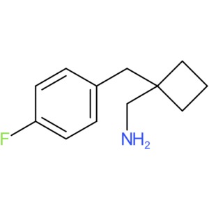 {1-[(4-Fluorophenyl)methyl]cyclobutyl}methanamine