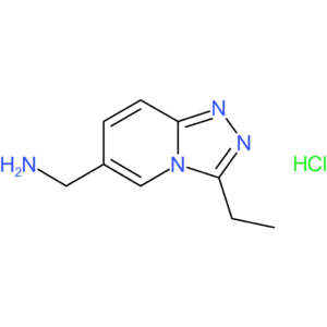 {3-Ethyl-[1,2,4]triazolo[4,3-a]pyridin-6-yl}methanamine hydrochloride