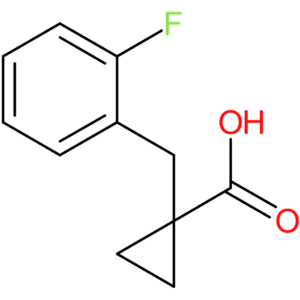1-[(2-Fluorophenyl)methyl]cyclopropane-1-carboxylic acid