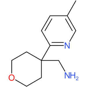 [4-(5-Methylpyridin-2-yl)oxan-4-yl]methanamine