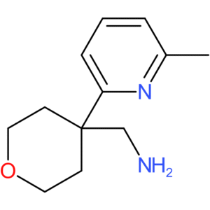 [4-(6-Methylpyridin-2-yl)oxan-4-yl]methanamine