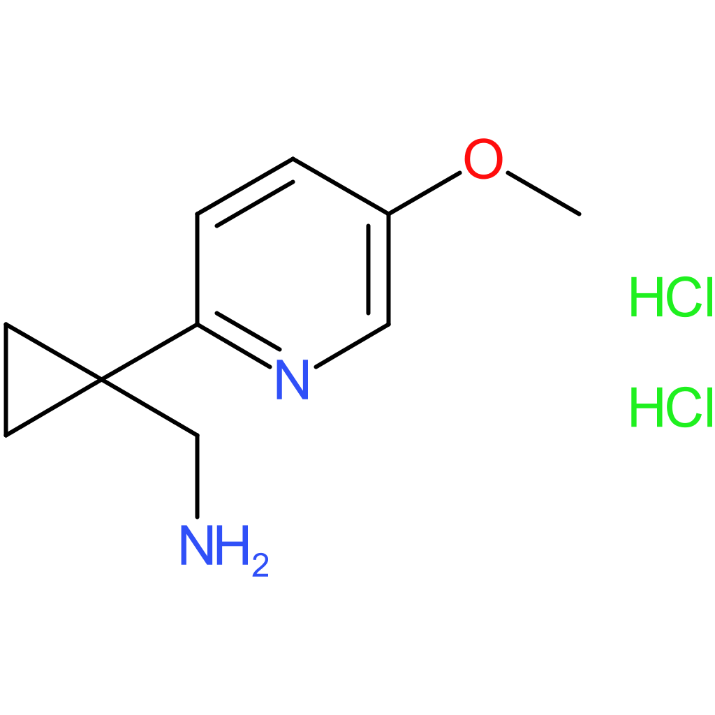 [1-(5-Methoxypyridin-2-yl)cyclopropyl]methanamine dihydrochloride