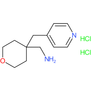 [4-(Pyridin-4-ylmethyl)oxan-4-yl]methanamine dihydrochloride