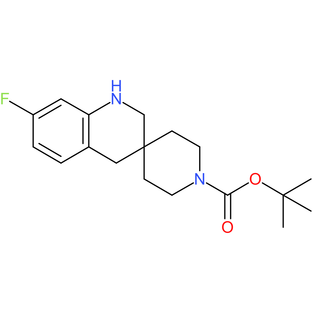 tert-Butyl 7′-fluoro-2′,4′-dihydro-1’H-spiro[piperidine-4,3′-quinoline]-1-carboxylate