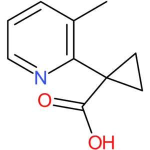 1-(3-Methylpyridin-2-yl)cyclopropane-1-carboxylic acid