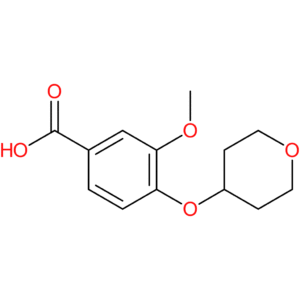 3-Methoxy-4-(oxan-4-yloxy)benzoic acid