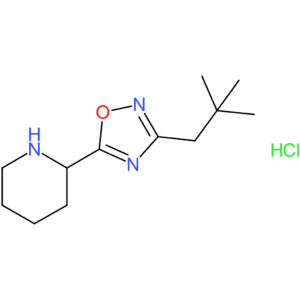2-[3-(2,2-Dimethylpropyl)-1,2,4-oxadiazol-5-yl]piperidine hydrochloride