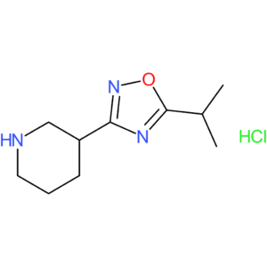 3-[5-(Propan-2-yl)-1,2,4-oxadiazol-3-yl]piperidine hydrochloride
